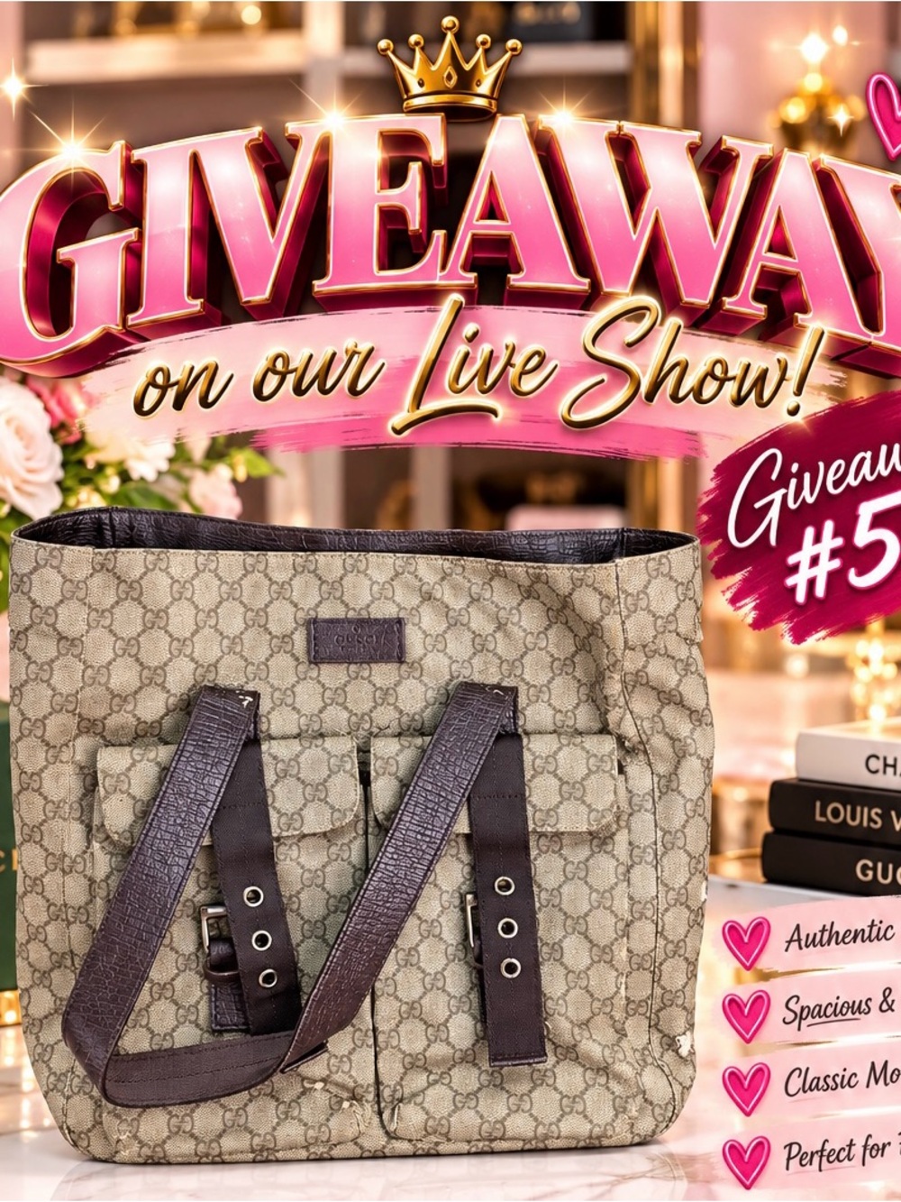 FREE GUCCI TOTE GIVEAWAY FOLLOW @thebagriculture